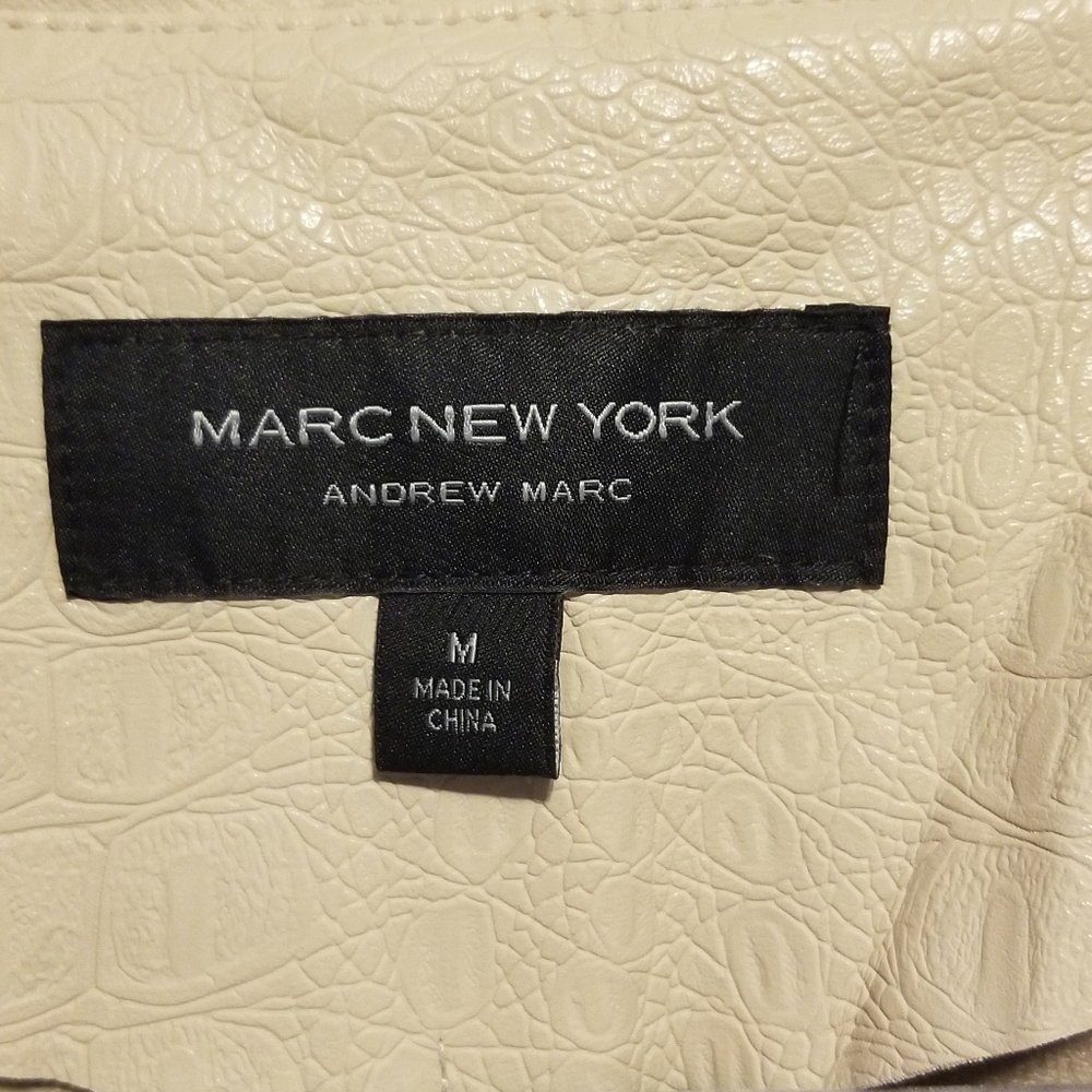 Marc New York  Andrew Marc Coast Beige Sz M - Picture 9 of 12